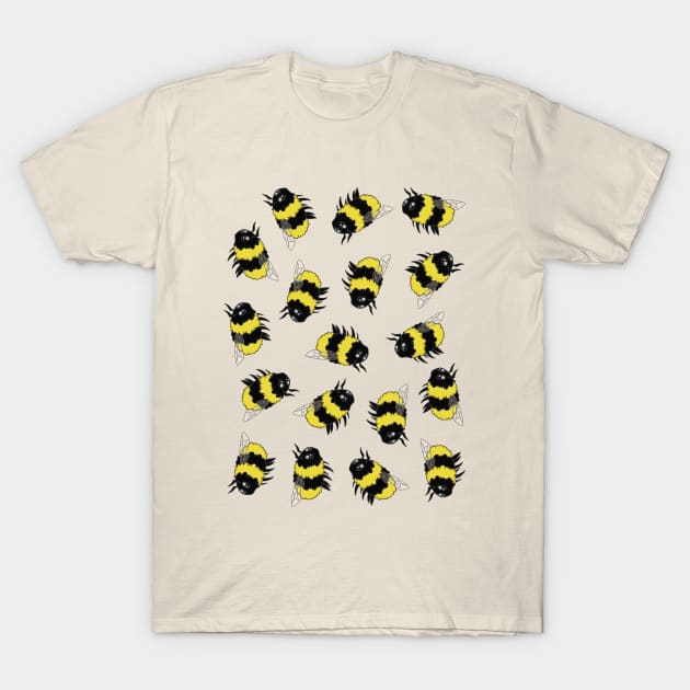 Bees! T-Shirt by Kashidoodles